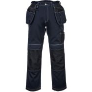 Pantalon de travail Holster PW3 NaBk S Portwest T : 38 Noir/bleu
