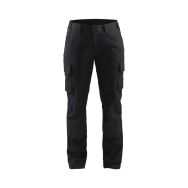 Pantalon industrie stretch femme noir - Blåkläder