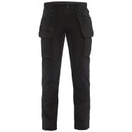 Pantalon services stretch avec poches flottantes noir