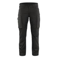 Pantalon services stretch femme noir