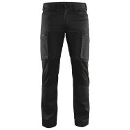 Pantalon services stretch noir