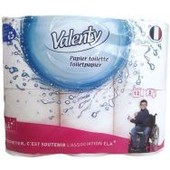Papier WC en ouate Valenty - Lot de 48