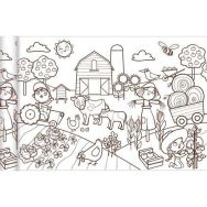 Papier spécial affiche Graffy Roll 90 g - Petit monde agricole