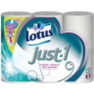 Papier toilette blanc Just 1 - Lot de 42