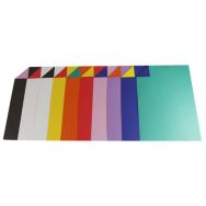 Paquet 100 feuilles cartoline bicolore A4 teintes assorties