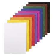 Paquet 100 feuilles dessin 21x29.7 cm  180g couleurs assorties Folia