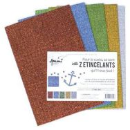Paquet de 5 feuilles mosaïques A4 assorties