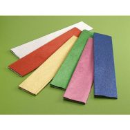 Paquet de 9 feuilles crépons métallisés