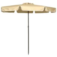 Parasol COSTA Ø 2 m mât acier toile acrylique - beige