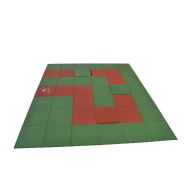 Parcours de billes Basic 3 x 3,5m - colle PU75 - vert
