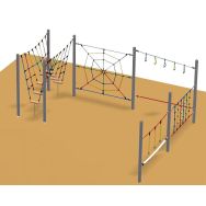 Parcours de grimpe complet Vario C - scellement direct
