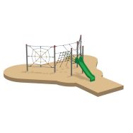 Parcours de grimpe complet Vario D - scellement direct