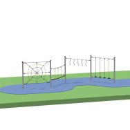 Parcours de grimpe complet Vario G - scellement direct