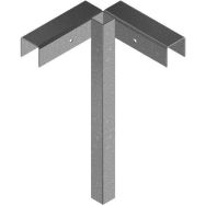 Partie angulaire supérieure pour support côlture mobile - Schake