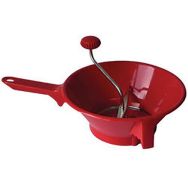 Passe légumes rouge pour cérise avec 2 grilles d 24cm