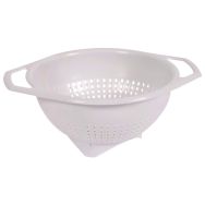 Passoire plastique 2.5L à pied blanc cérusé - David Georges