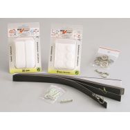 Pastille Ø 20mm, 1 face agrippante, 1 face adhésive (Blister de 10)