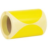 Pastille adhésive amovible en rouleau ø150mm - Manutan Expert