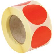 Pastille adhésive amovible en rouleau ø40mm - Manutan Expert