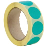 Pastille adhésive amovible en rouleau vert - Manutan