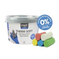 Pâte à modeler Therm soft seau 2kg 5 couleurs