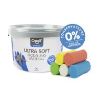 Pâte à modeler ultra soft seau 1100g 5 couleurs