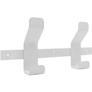 Patère FIX 2 têtes-Blanc