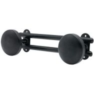Patère ronde FIX 2 têtes-Ø65mm