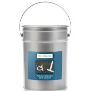 Peinture blanche sans toluène pour sol extérieur 25 kg