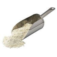 Pelle à farine inox L 425 mm