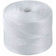 Pelote 2 kg Ficelle 75/3 Grosse Polypropylene Fibrillee Blanc 500 m