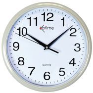 Pendule plastique ronde d.26 assortie