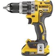 Perceuse visseuse percussion Compact XR 18V 2Ah Li-Ion Brushless - DEWALT