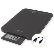 Pèse-lettre & colis 10Kg/1g NOIR avec batterie rechargeable