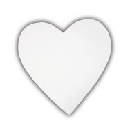 Petit cœur plein 12cm (Lot de 10)