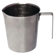 Lot de 6 pichets inox gradués empilables Plastorex