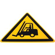 Pictogramme 430x375 mm Jaune/Noir - Chariots élévateurs