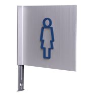 Pictogramme NEOSIGN 3D - Drapeau - WC Femme
