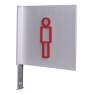 Pictogramme NEOSIGN 3D - Drapeau - WC Homme