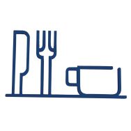 Pictogramme NEOSIGN 3D - Mur/Porte - Restauration