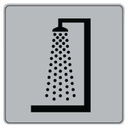 Pictogramme iso 7001 symbole douche 200x200 mm