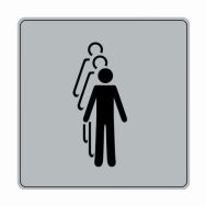 Pictogramme iso 7001 symbole presentez vous 1par1 90x90mm