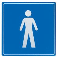 Pictogramme plexiglas carré - Homme