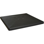 Pied ciment/PVC 90 kg pour parasol déporté - noir