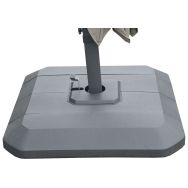 Pied de parasol à remplir noir