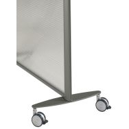 Pied de stabilisation sur roulettes pour cloison KPrim Argile