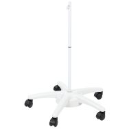 Pieds à roulettes pour lampe loupe Manutan