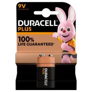 Pile alcaline 9V x1 DURACELL 100%plus