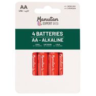 Pile alcaline AA/LR06 non rechargeable - lot de 4