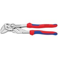 Pince-clé pince et clé à la fois chromée avec gaines bi-matière 250 mm